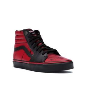 Marvel x VANS Sk8-Hi Deadpool hightop sneakers, men size 7.5